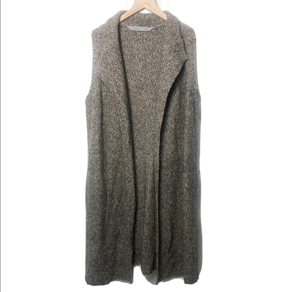 Athlete Soma Cardigan Vest yoga Sweater Beige XS/S